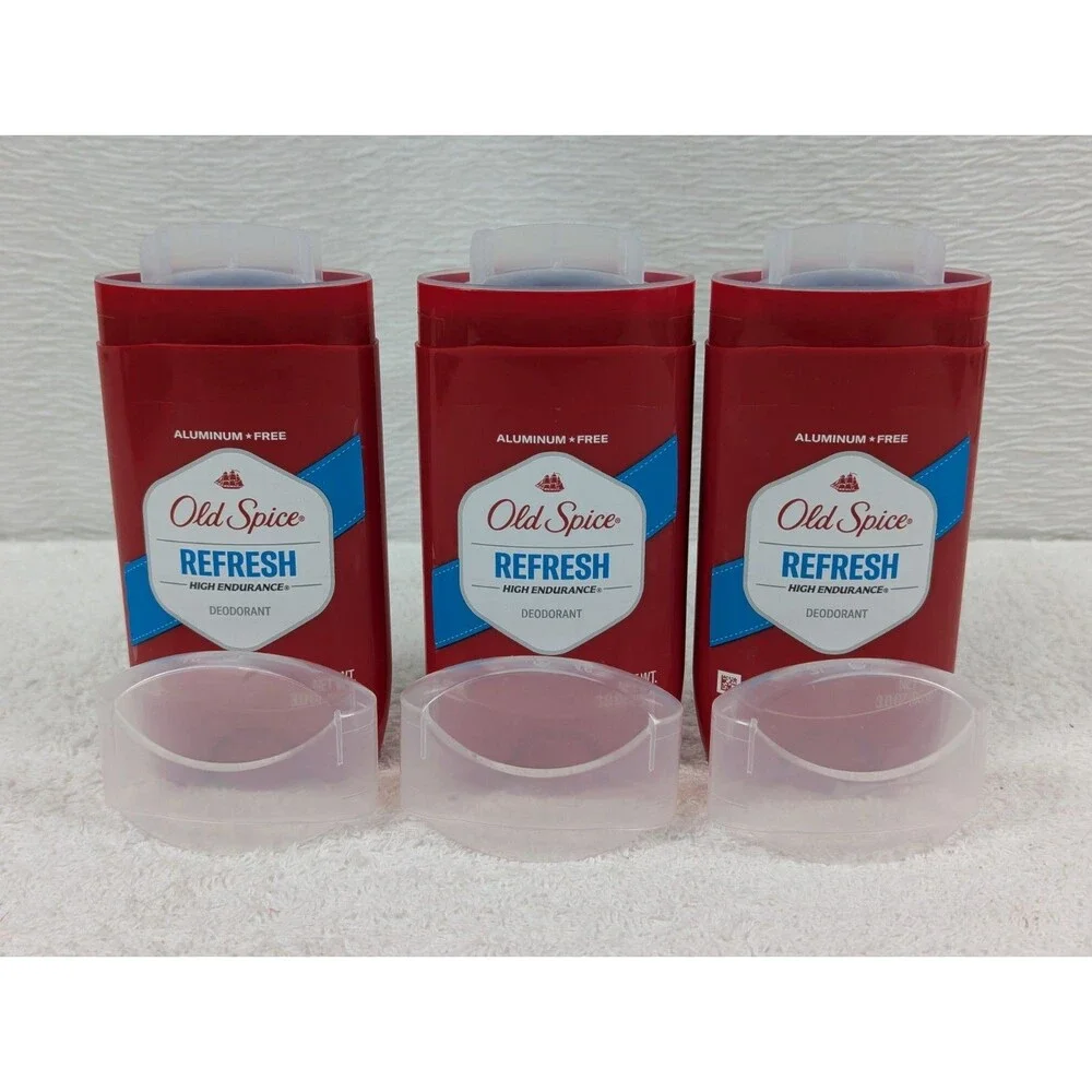 Old Spice - Deodorant - High Endurance Aluminum Free - Refresh Scent - 3 Pack